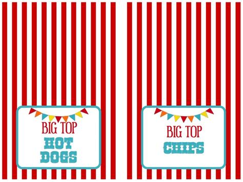 Free Vintage Circus Printables