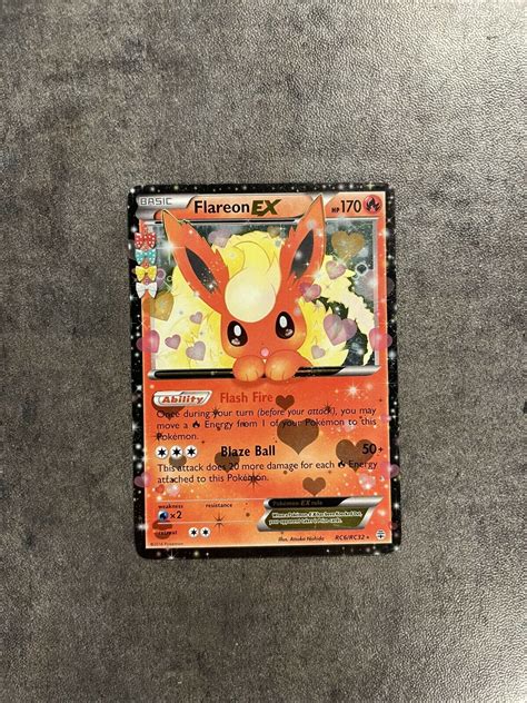 Pokemon Card Tcg Flareon Ex Generations Rc Rare Radiant Collection