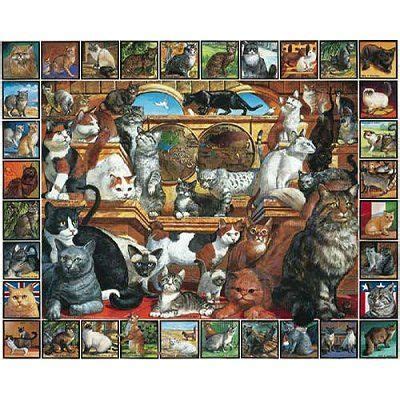 Puzzle 1000 pièces Pêle mêle de chats Animaux Enfant Intérieur