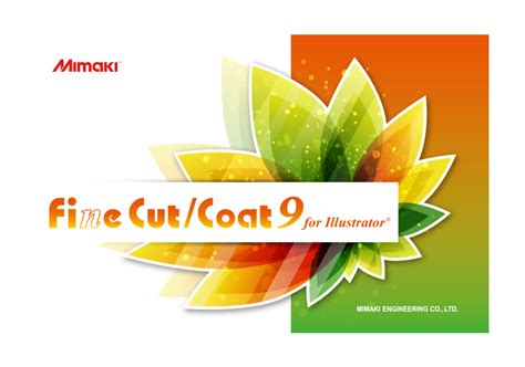 FineCut Coat9 For Illustrator Software MIMAKI