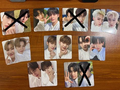 Wts Zerobaseone Zb Photocard Pc Sung Hanbin Park Gunwook Zhang Hao