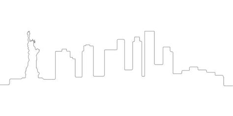 40+ New York Skyline Graphic Clip Art Illustrations, Royalty-Free ...