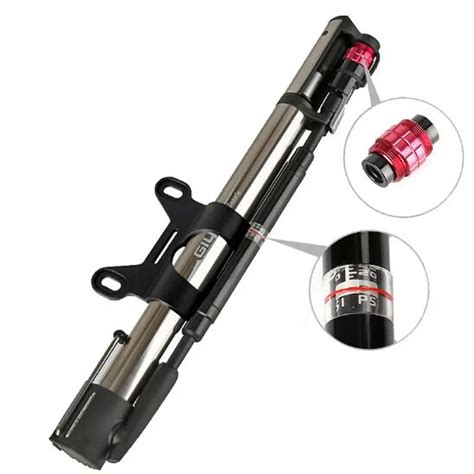 Giyo Bicycle Pumps With Gauge Psi High Pressure Presta Schrader Mini