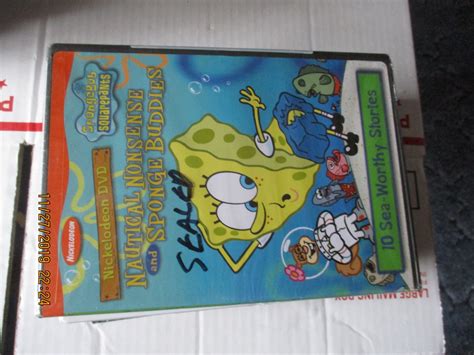 Nick SpongeBob Squarepants Nautical Nonsense and Sponge Buddies dvd factory sealed