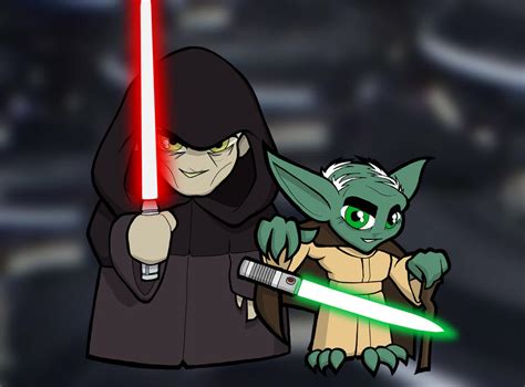 Yoda + Palpatine by NiceMugOfTea on DeviantArt