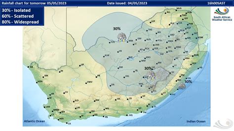 Sa Weather Service On Twitter Rainfall For Tomorrow May