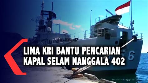 Pencarian Kapal Selam Nanggala Lima Kri Sandar Di Banyuwangi Youtube