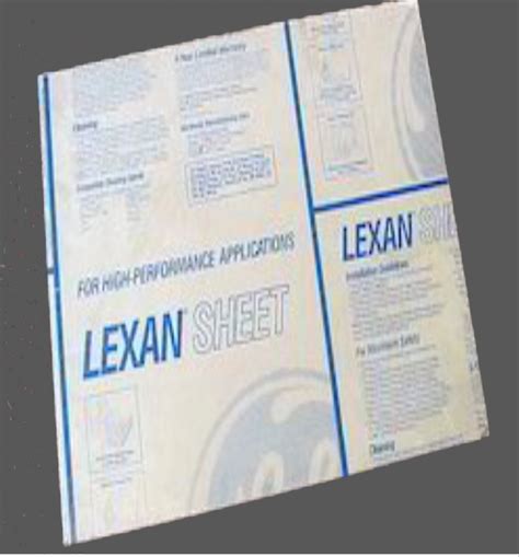 Lexan Polycarbonate Sheet, Thickness 5mm, For Roof at Rs 70/sq ft in ...