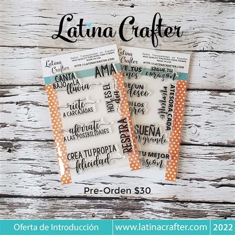 Latina Crafter Sellos en Español
