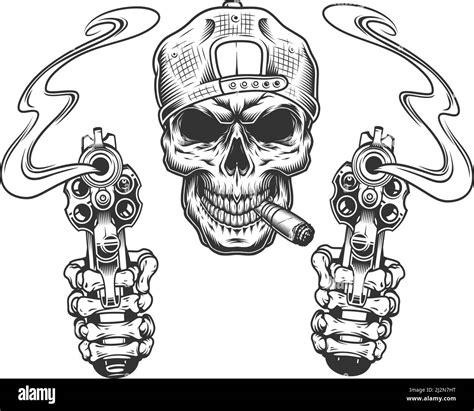 Gangster Skeleton Black And White Stock Photos And Images Alamy