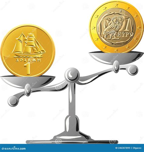 Greek Drachma Symbol Vector Illustration | CartoonDealer.com #22671410