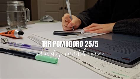 1 Hour Pomodoro Study With Me At Home Studio Ghibli Piano Music 25 5