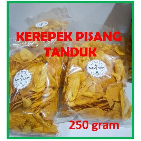 Local Ready Stock Gram Kerepek Pisang Tanduk Segar Rangup