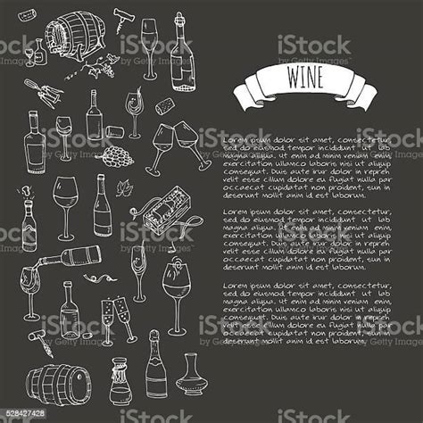 Wine Set Stock Illustration Download Image Now Barrel Bottle