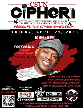 Celebrating 50 Years of Hip-Hop: C.I.P.H.E.R. Inaugural Symposium | California State University ...