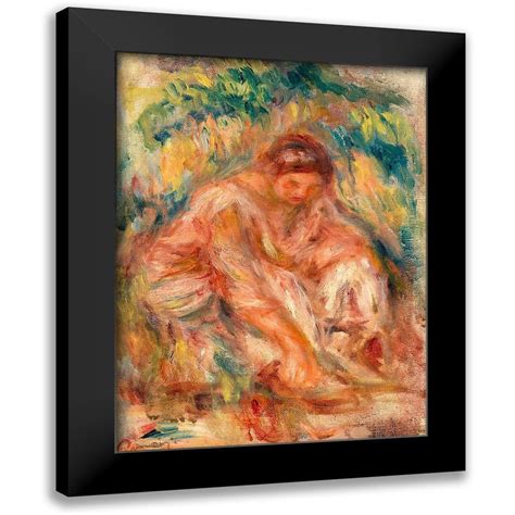 Renoir Pierre Auguste X Black Modern Framed Museum Art Print