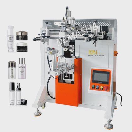 dm paper cup multi color screen printer bottle plastic cup printing