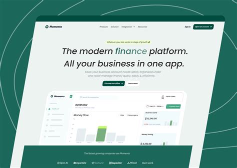 The modern finance platform :: Behance