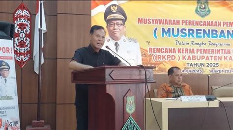 Ketua Komisi IV DPRD Kapuas Hadiri Musrenbang RKPD 2025