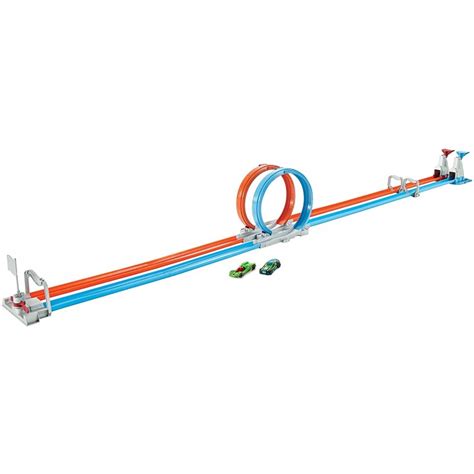 MATTEL Hot Wheels PODWÓJNY TOR Z PĘTLĄ 2 samochodziki GFH85