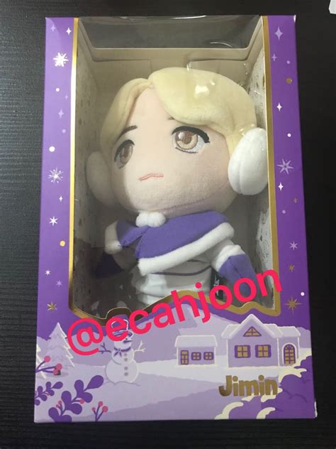 READY STOCK BTS TINYTAN OFFICIAL WINTER PLUSH TOY JIMIN Hobbies