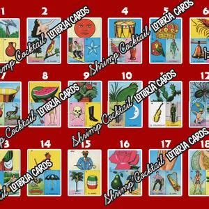 Tarjetas De Loteria Imprimibles El Conjunto Completo De Tablas