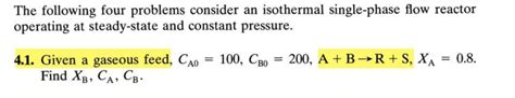 Solved The Following Four Problems Consider An Isothermal Chegg