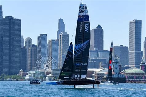 New Zealand Sailgp Team Co Helmed By Peter Burling And Blair Tuke And