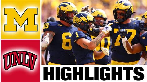 2 Michigan Vs UNLV Highlights College Football Week 2 2023 College