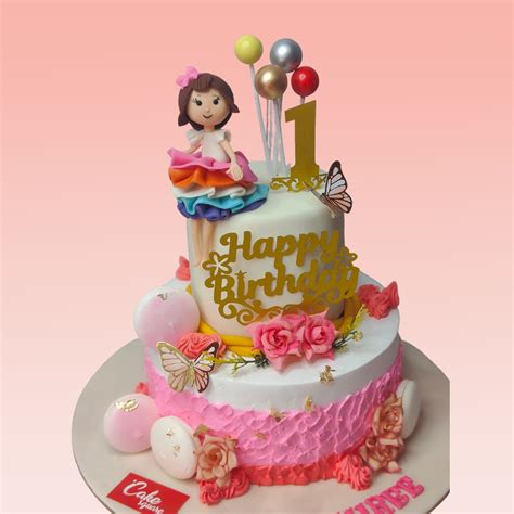 Lovely Girl First Birthday Cake 4 Kg By Cake Square Chennai | Kids Birthday cake Delivery | Best ...