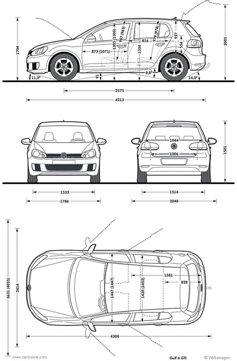 Volkswagen Golf Gti Fiche Technique Dimensions