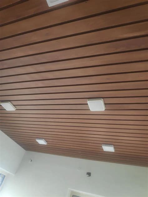 Concealed Grid Color Coated Aluminium Brown False Ceilings Mm At Rs