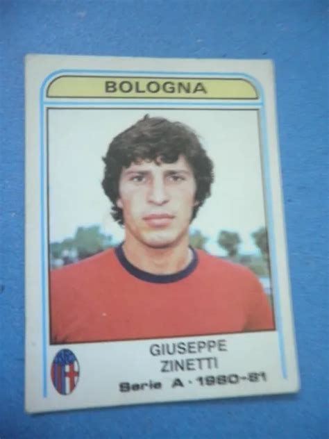 Figurina Calciatori Panini N Giuseppe Zinetti Bologna New