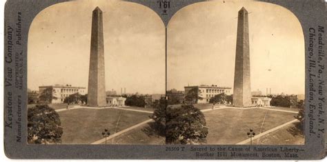 Boston Massachusetts Bunker Hill Monument Stereoview Photo EBay