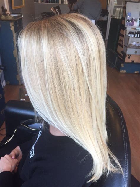 Bright Blonde Balayage Annakatherineh Bright Blonde Blonde Hair With