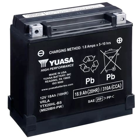 Batterie Moto Yuasa Agm Ytx Hl Bs V Ah A Batteries Motos