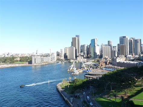 Baía de Sydney vista da ponte Cláudio Amaral Flickr