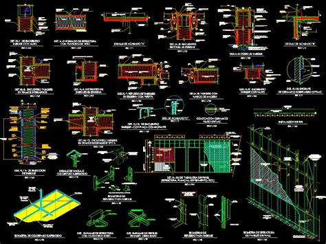 Drywall Partition Installation In Autocad Cad Kb Bibliocad