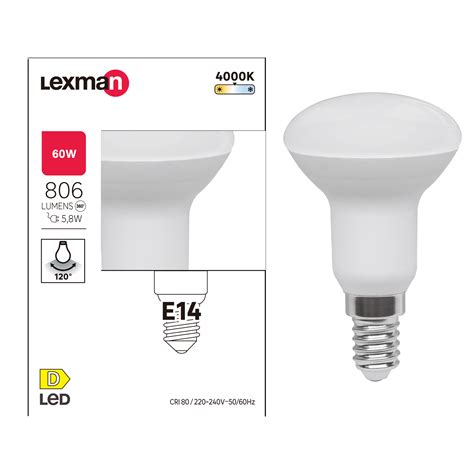 Ar Wka Led E W Lm Neutralna Biel Lexman Leroy Merlin