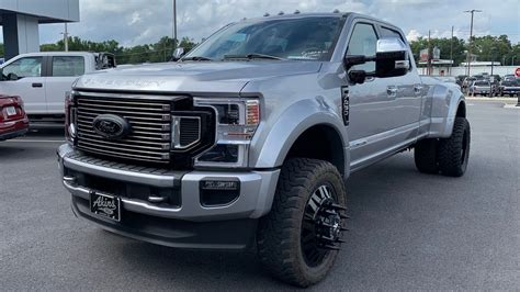 2020 Ford F450 Platinum Custom Leveled On 35s Youtube