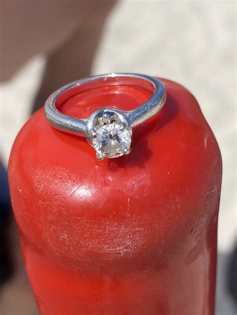 A rolling hills golf course worker found a lost diamond ring 37