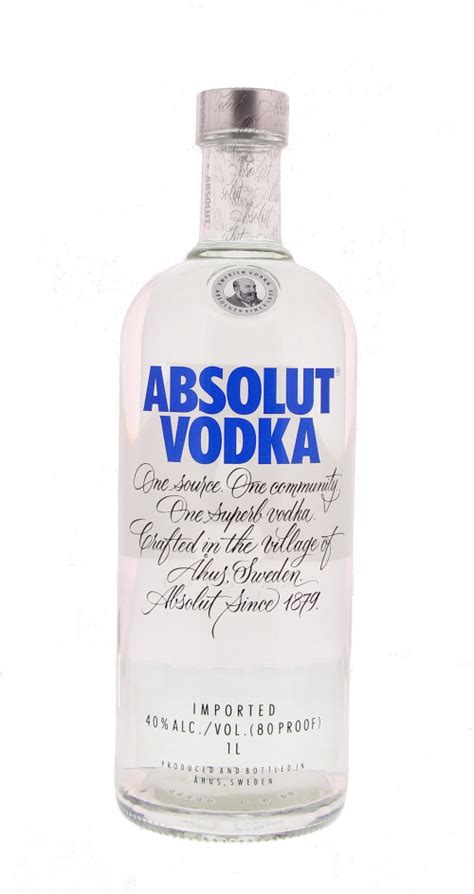 Absolut Blue 100cl 40º X12 Pernod Ricard Vodka Premium