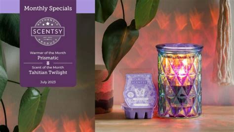 Scentsy July 2023 Warmer And Scent Of The Month Prismatic Scentsy