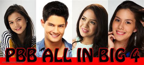 Pbb All In Big 4 Maris Racal Daniel Matsunaga Jane Oineza And Vickie