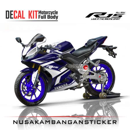 Decal Sticker Yamaha All New R V Livery K Sv Silver Stiker Full Body