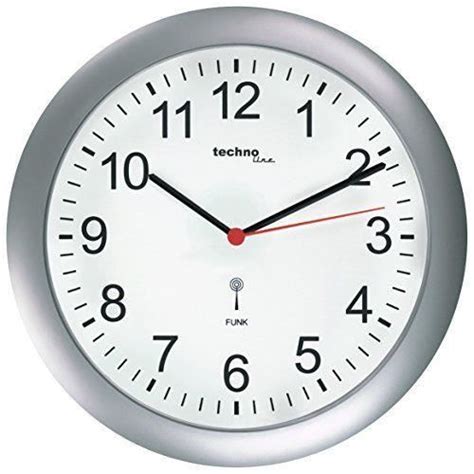 Technoline WT 8700 Horloge Murale Argent 26 X 4 2 X 26 Cm Cdiscount