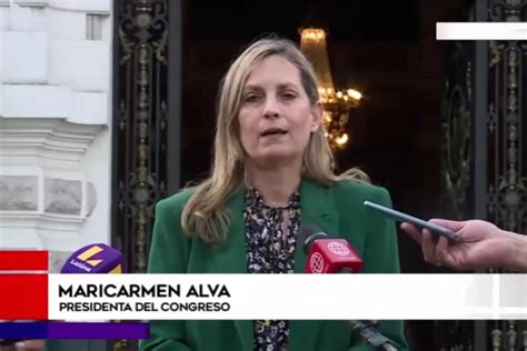 María Del Carmen Alva Sobre Derogación Del Toque De Queda “nos Preocupa Que Pueda Ampliarse