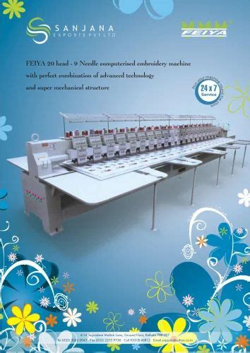 Computerised Embroidery Machines at ₹ 2100000 | Automatic Embroidery ...