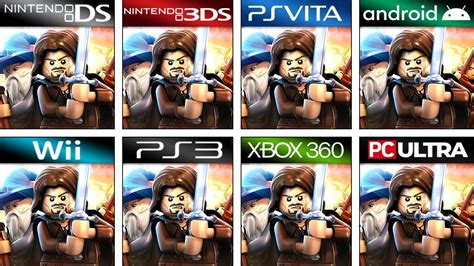 Lego The Lord Of The Rings 2012 Ds Vs 3ds Vs Ps Vita Vs Android Vs Wii Vs Ps3 Vs Xbox 360 Vs