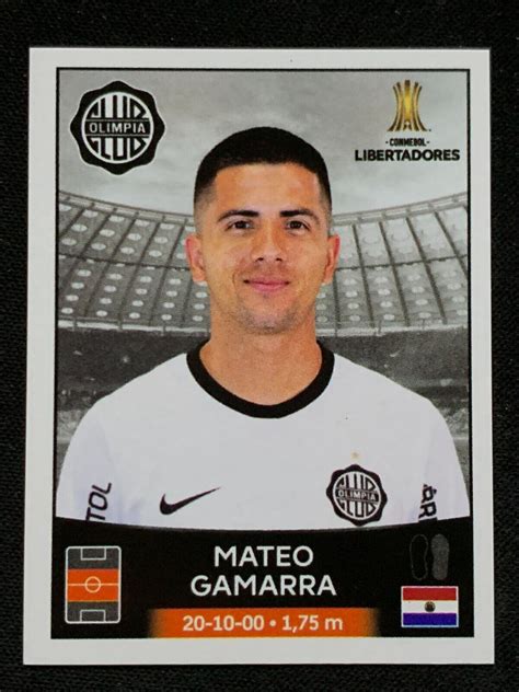 Panini Conmebol Copa Libertadores Sticker Mateo Gamarra